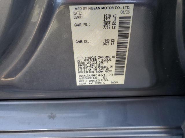 2015 NISSAN ALTIMA 2.5 - 1N4AL3AP9FC461123