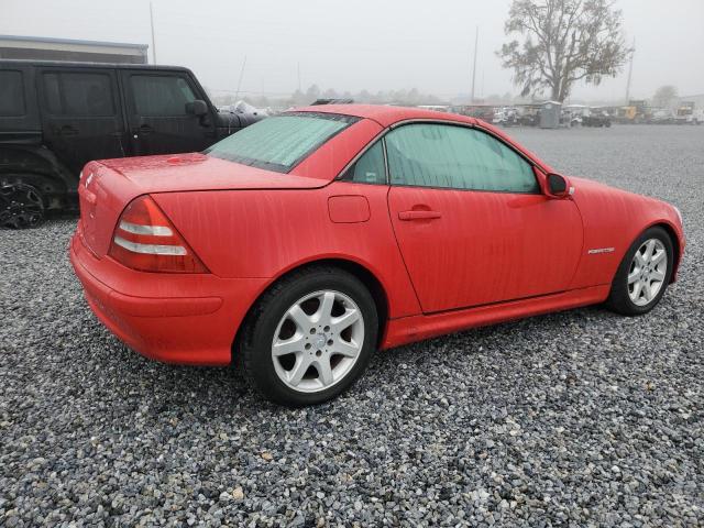 MERCEDES-BENZ SLK 230 KO 2003 red  gas WDBKK49F43F286405 photo #4