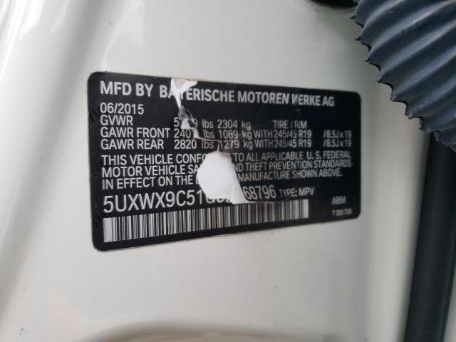 2016 BMW X3 XDRIVE2 - 5UXWX9C51G0D68796