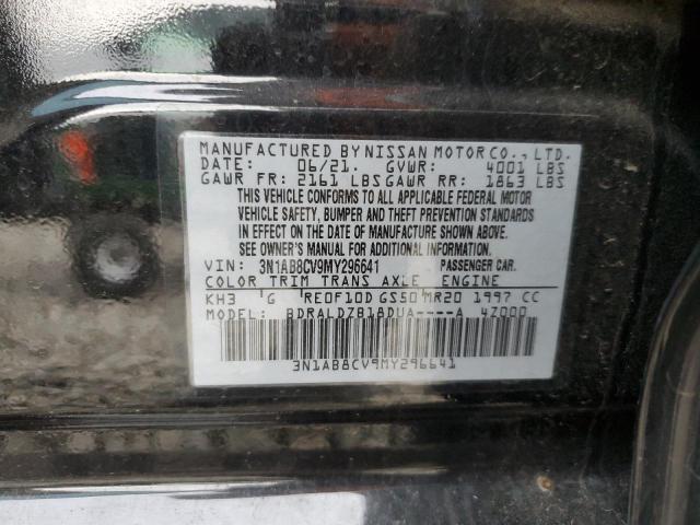 2021 NISSAN SENTRA SV - 3N1AB8CV9MY296641