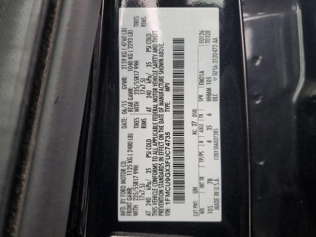 2015 FORD ESCAPE SE - 1FMCU9GX3FUC74735