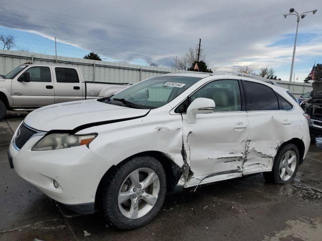 LEXUS RX 350 2011 white  gas 2T2BK1BA3BC106753 photo #1