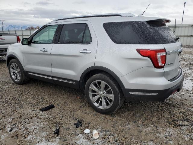 FORD EXPLORER L 2018 silver  gas 1FM5K7F88JGA85938 photo #3