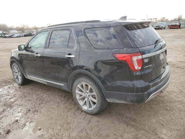 FORD EXPLORER L 2017 black 4dr spor gas 1FM5K7F86HGA23643 photo #3