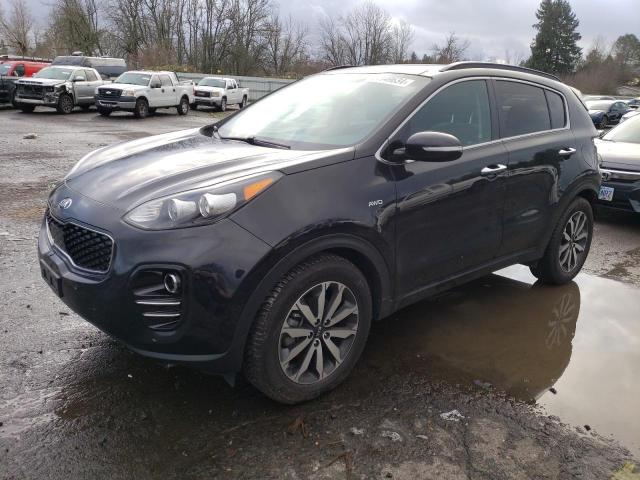 KIA SPORTAGE E 2018 black  gas KNDPNCAC1J7354760 photo #1