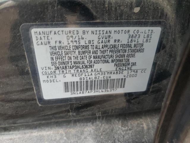 2017 NISSAN SENTRA S - 3N1AB7AP3HL636397