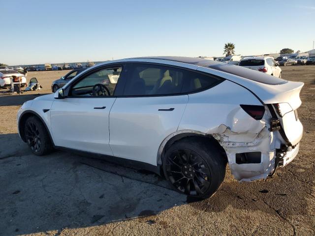 TESLA MODEL Y 2022 white  electric 7SAYGDEE1NF488459 photo #3