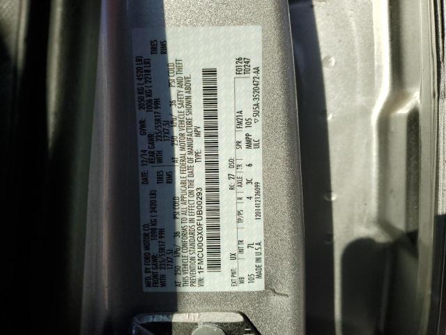 VIN 1FMCU0GX0FUB00293 2015 FORD ESCAPE no.13