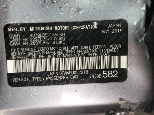 2015 MITSUBISHI LANCER GT - JA32U8FW4FU022218