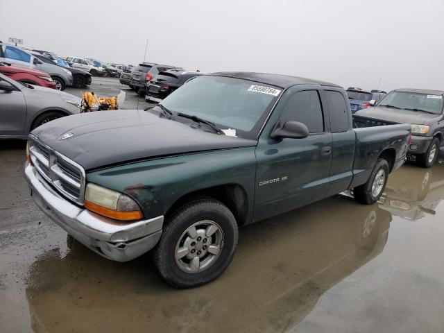 DODGE DAKOTA SLT 2002 green  gas 1B7GL42X52S528521 photo #1