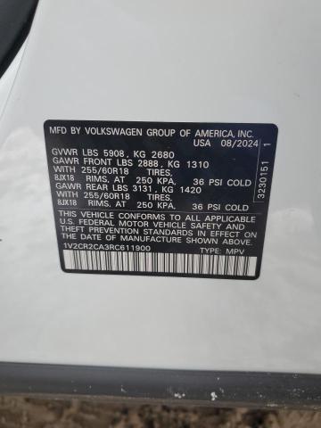2024 VOLKSWAGEN ATLAS PEAK 1V2CR2CA3RC611900