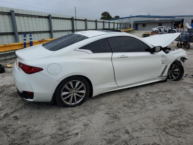 INFINITI Q60 BASE 2017 white  gas JN1CV7EL2HM320843 photo #4