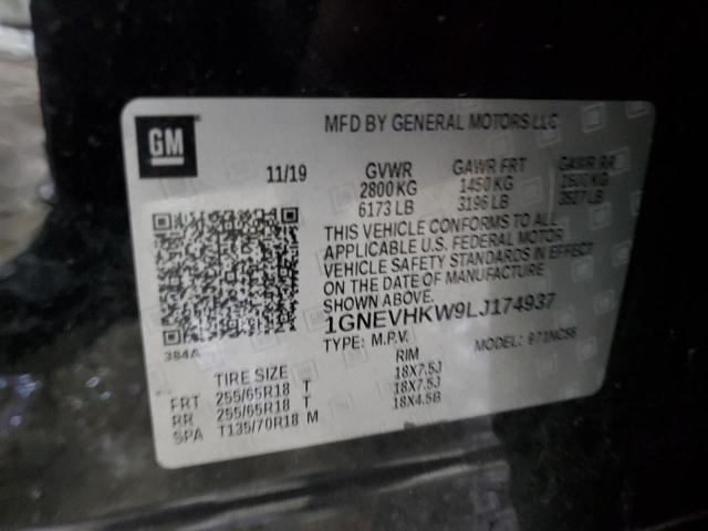 2020 CHEVROLET TRAVERSE L - 1GNEVHKW9LJ174937