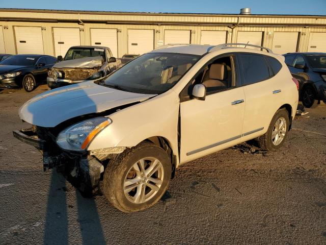 NISSAN ROGUE S 2013 white  gas JN8AS5MV2DW631504 photo #1