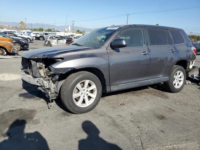 TOYOTA HIGHLANDER 2012 gray  gas 5TDZA3EH4CS027949 photo #1