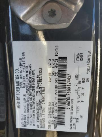 2016 FORD FUSION SE - 3FA6P0H76GR124457