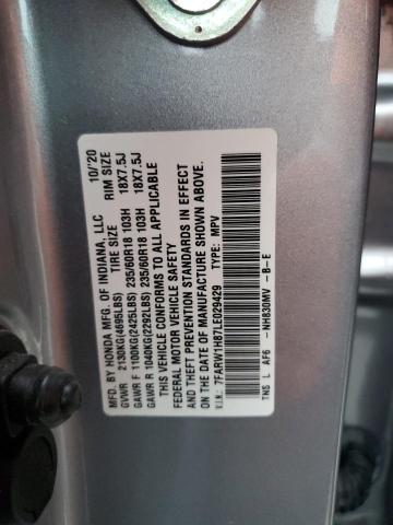 2020 HONDA CR-V EXL - 7FARW1H87LE029429