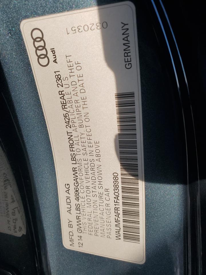 Lot #3030540463 2015 AUDI A5 PREMIUM