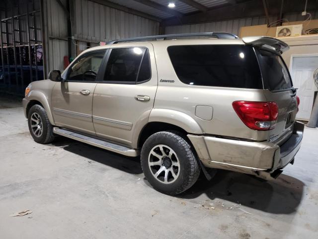 TOYOTA SEQUOIA LI 2006 tan 4dr spor gas 5TDZT38A26S274870 photo #3