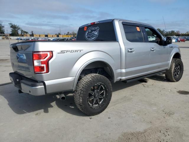 FORD F150 SUPER 2020 silver  gas 1FTEW1CP1LFC00387 photo #4