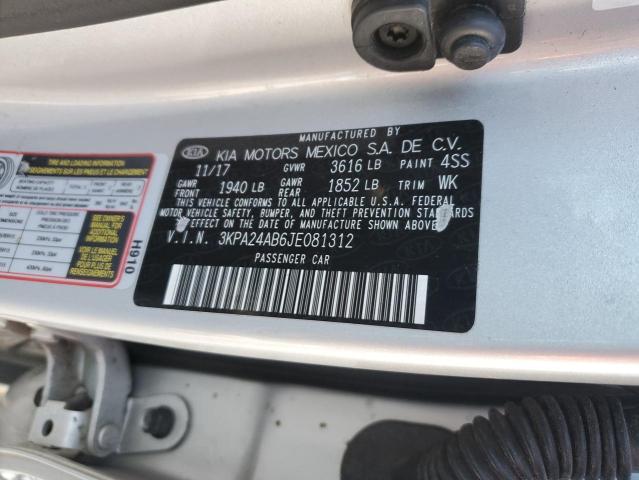 2018 KIA RIO LX - 3KPA24AB6JE081312