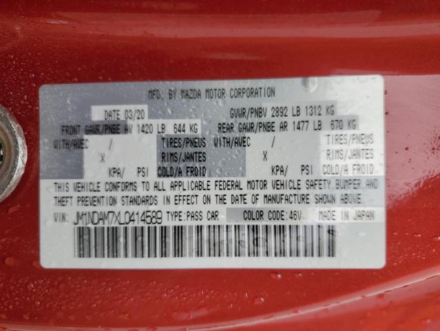 2020 MAZDA MX-5 MIATA - JM1NDAM7XL0414589