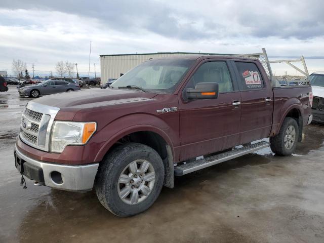 FORD F150 SUPER 2010 brown crew pic flexible fuel 1FTFW1EV4AFA47162 photo #1