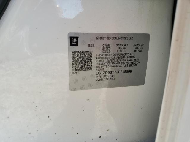 2018 CHEVROLET MALIBU LT - 1G1ZD5ST7JF245899