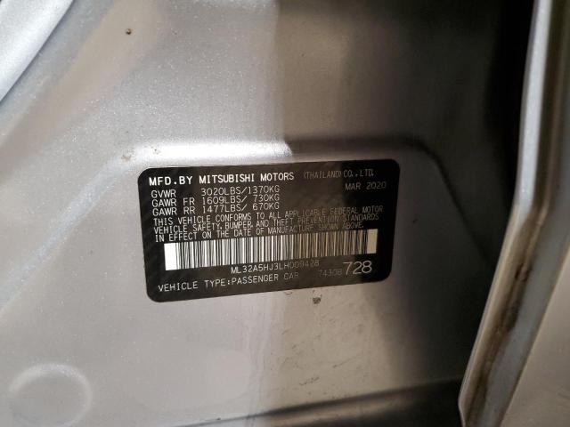 2020 MITSUBISHI MIRAGE LE ML32A5HJ3LH009428