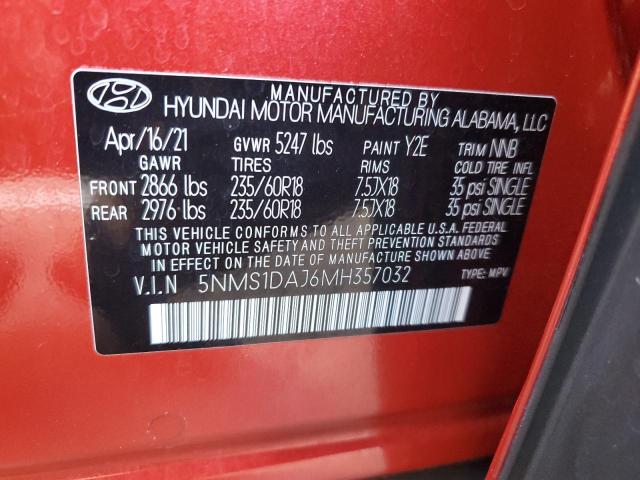 2021 HYUNDAI SANTA FE S - 5NMS1DAJ6MH357032