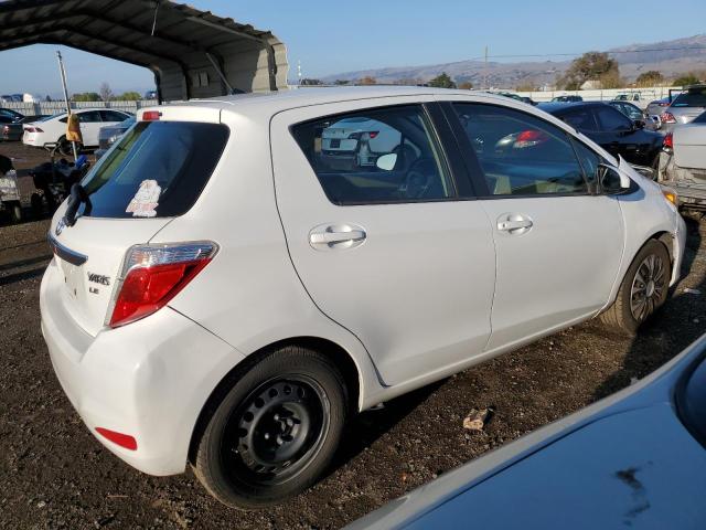 TOYOTA YARIS 2012 white  gas JTDKTUD34CD518024 photo #4