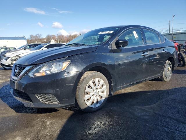 NISSAN SENTRA S 2017 black  gas 3N1AB7AP5HL714310 photo #1