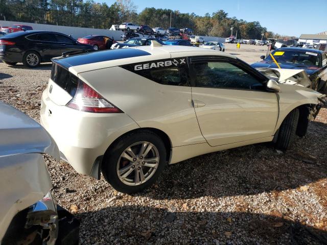 HONDA CR-Z 2011 white  hybrid engine JHMZF1C46BS009835 photo #4