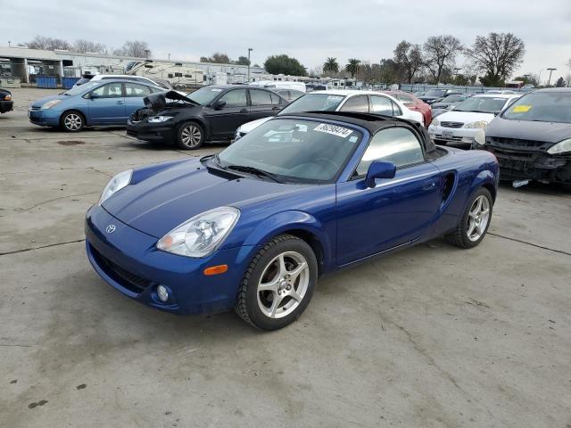 TOYOTA MR2 SPYDER 2003 blue  gas JTDFR320530065705 photo #1