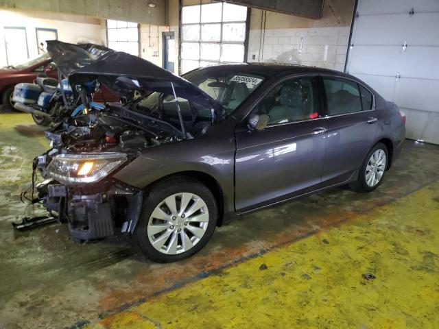 HONDA ACCORD EXL 2014 gray  gas 1HGCR3F80EA019457 photo #1