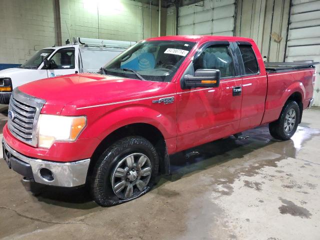 FORD F150 XLT 2010 red  flexible fuel 1FTFX1EV1AFC70269 photo #1