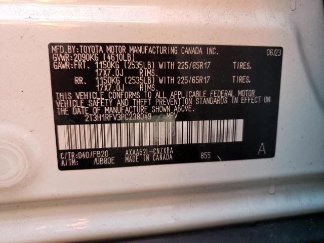 2023 TOYOTA RAV4 LE - 2T3H1RFV3PC238049