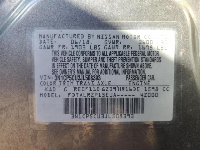 2018 NISSAN KICKS S - 3N1CP5CU3JL508393