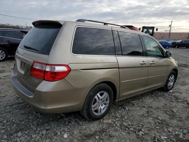 HONDA ODYSSEY EX 2005 tan  gas 5FNRL38635B408574 photo #4