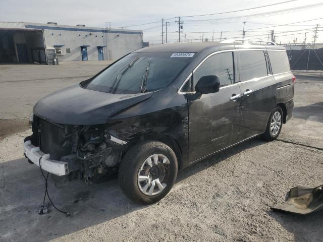 NISSAN QUEST S 2012 black sports v gas JN8AE2KP9C9043705 photo #1