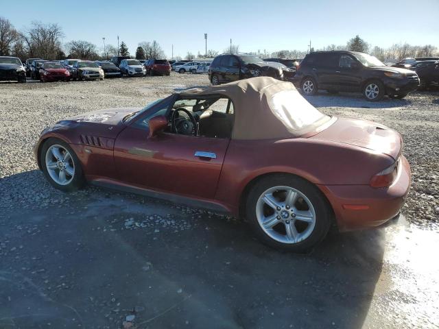 BMW Z3 2.5 2001 burgundy  gas WBACN33401LK49779 photo #3