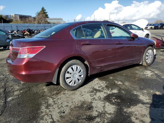 HONDA ACCORD LX 2012 burgundy  gas 1HGCP2F39CA231436 photo #4