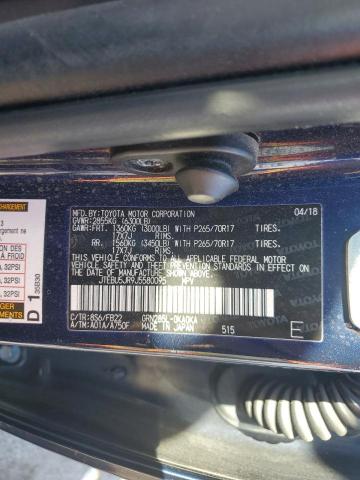 2018 TOYOTA 4RUNNER SR - JTEBU5JR9J5580095