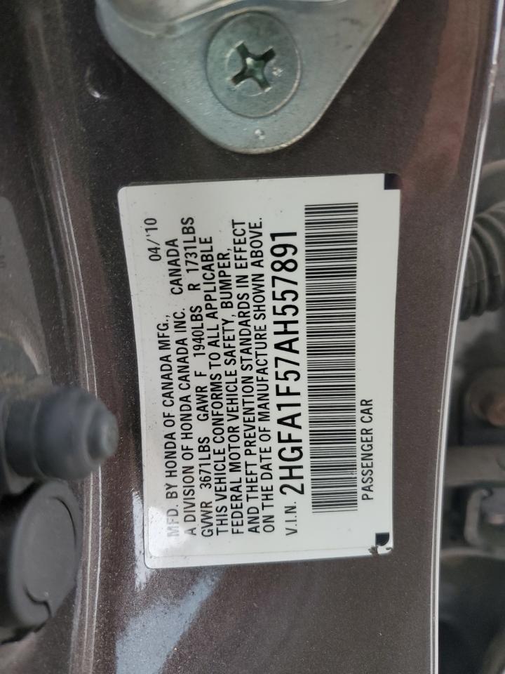 Lot #3034268087 2010 HONDA CIVIC LX