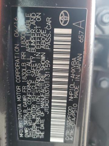 2016 TOYOTA PRIUS C - JTDKDTB37G1131159