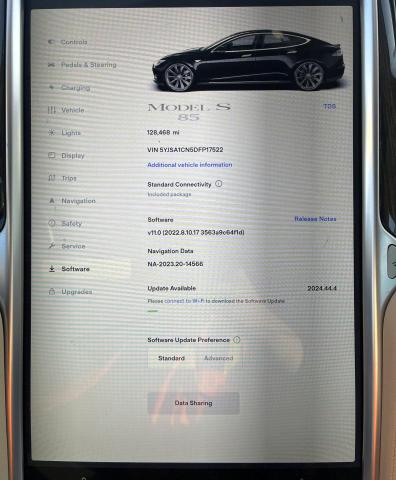 VIN 5YJSA1CN5DFP17522 2013 TESLA MODEL S no.9