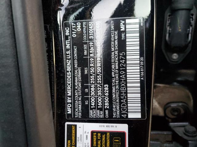 2017 MERCEDES-BENZ GLE 350 4M - 4JGDA5HBXHA912475