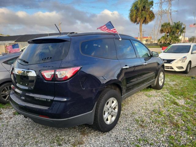 CHEVROLET TRAVERSE L 2015 blue 4dr spor gas 1GNKRFKD7FJ173753 photo #4