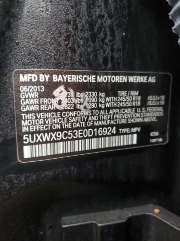 VIN 5UXWX9C53E0D16924 2014 BMW X3 no.13