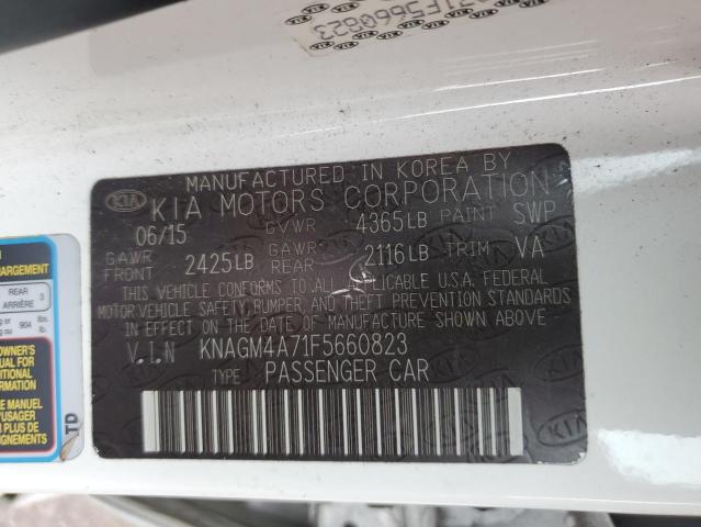 2015 KIA OPTIMA LX - KNAGM4A71F5660823